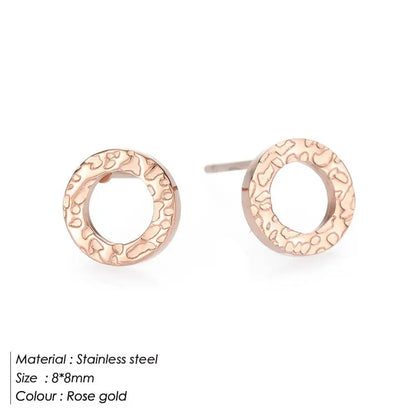 Chic Geometric Stainless Earrings