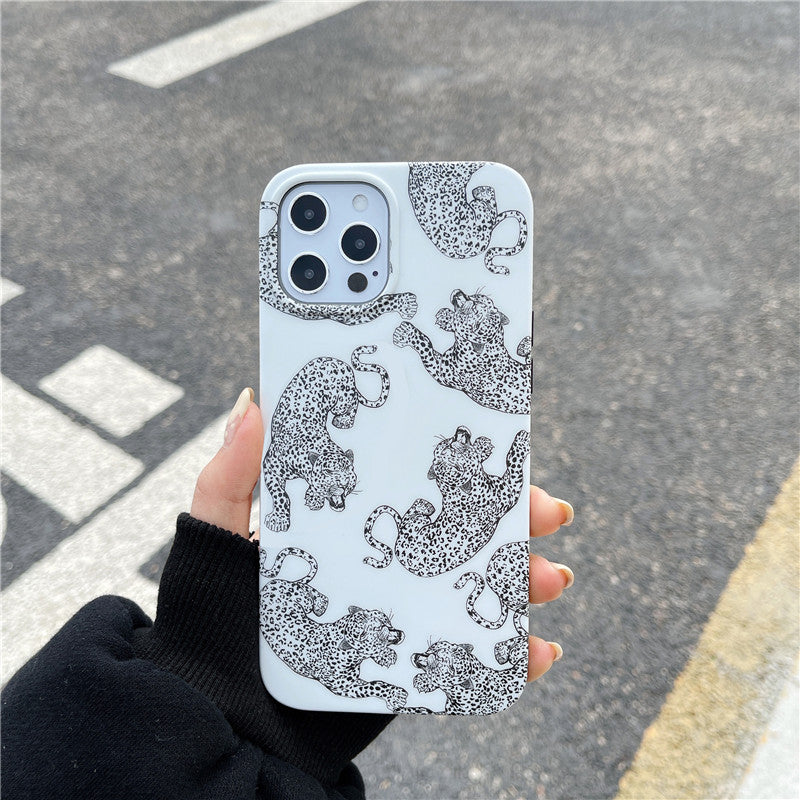 Leopard Silicone Phone Shell