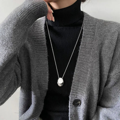 drop pendant necklace, drop necklaces, drop pendant, oval pendant necklace, oval pendant, water drop necklace, pendant necklaces, womens necklaces, women necklaces, stainless steel pendant, women's pendant necklace, stainless steel necklaces