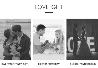 Women's Stainless Steel Oval Water Drop Pendant Necklaces