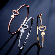 Heart-Shaped Couples Bracelets Set