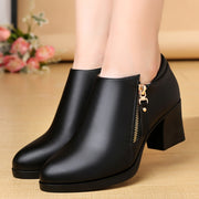 Fashion Personality Autumn Soft Leather Ladies Shoes