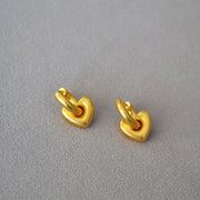 Personalized Retro Brass Plated Earrings For Women