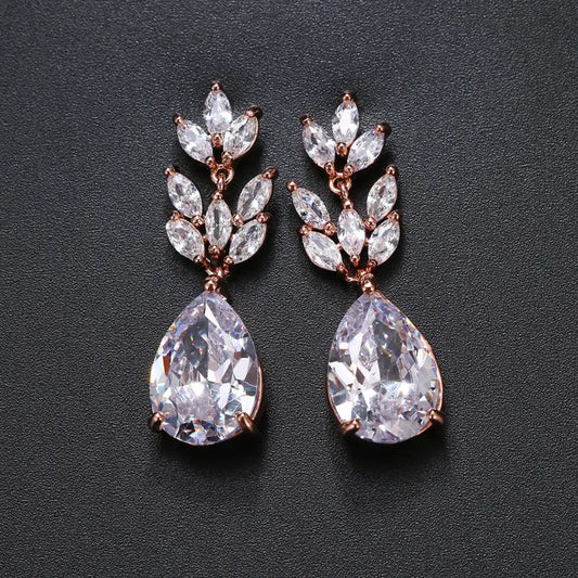 Elegant Bohemian Zircon Drop Earrings