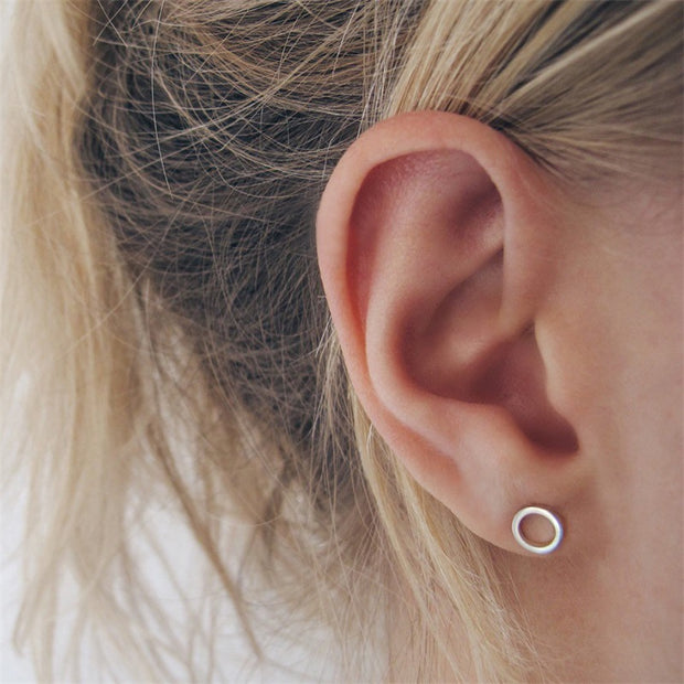 New Simple Geometric Stainless Steel Earrings For Women