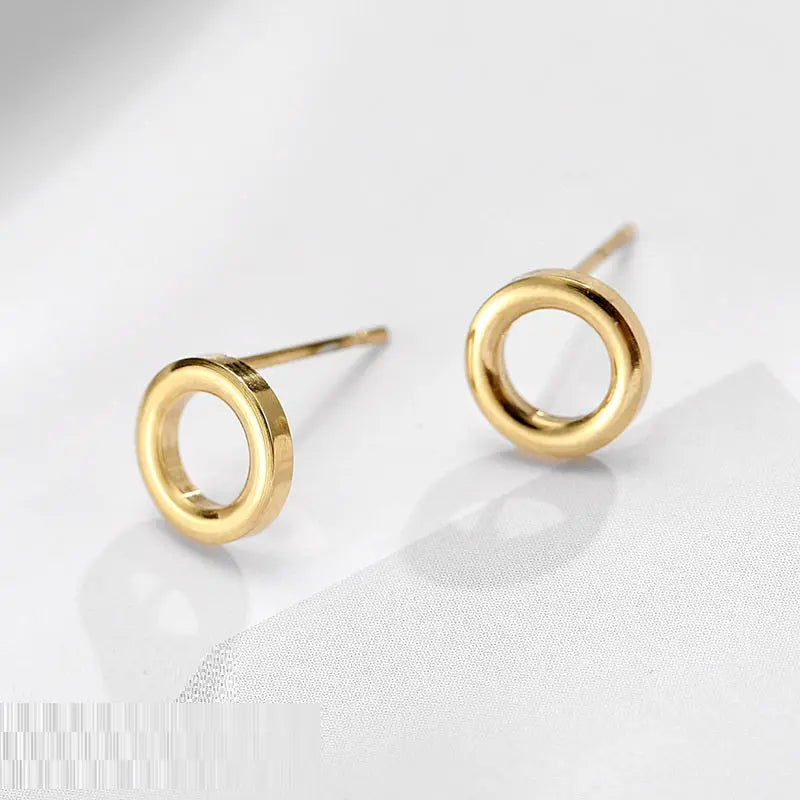 Chic Geometric Stainless Earrings