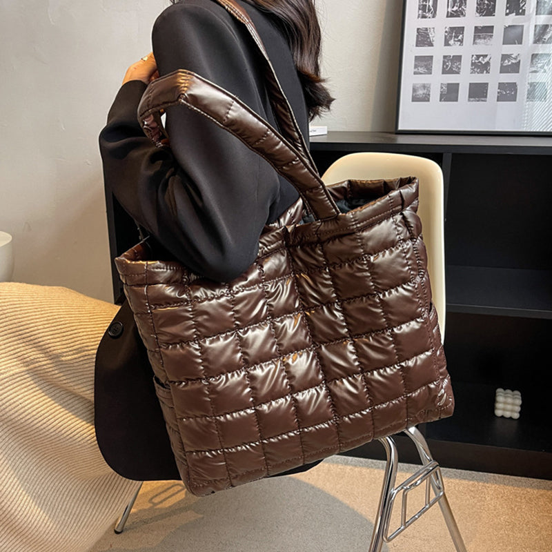 Women Shoulder Bags Fashion Plaid Handbag