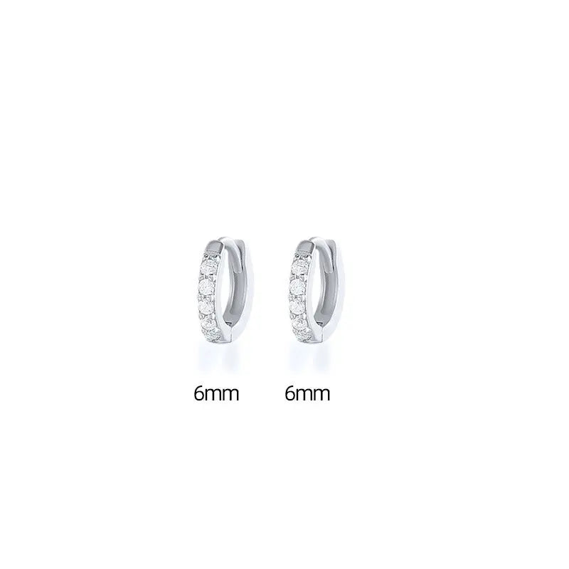 Zircon Gang Drill Earrings - Chic Style