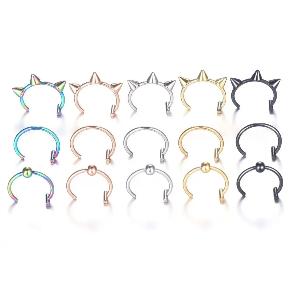nose hoop, fake nose ring, nose hoop rings, nose ring, stainless steel nose ring, hoop ring, septum nose ring, stainless steel ring, fake nose ring hoop, fake septum ring, fake nose hoop, piercing septum, stainless ring, septum fake, septum ring