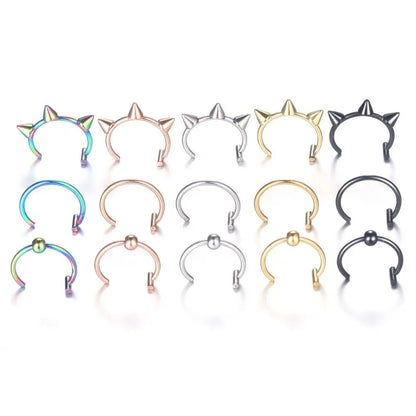 nose hoop, fake nose ring, nose hoop rings, nose ring, stainless steel nose ring, hoop ring, septum nose ring, stainless steel ring, fake nose ring hoop, fake septum ring, fake nose hoop, piercing septum, stainless ring, septum fake, septum ring