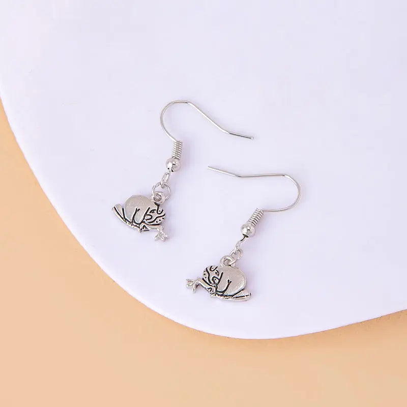 Adorable Sloth Koala Pendant Earrings