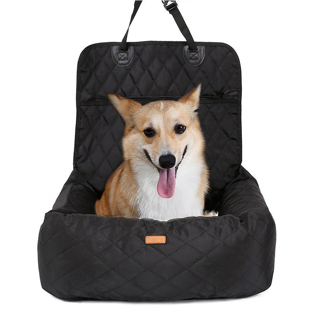 Foldable Pet Dog Carrier & Car Seat Pad