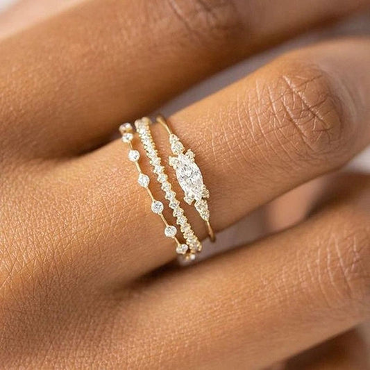 finger rings, mid finger rings, midi rings, midi finger rings, zircon rings, rings women, rings set