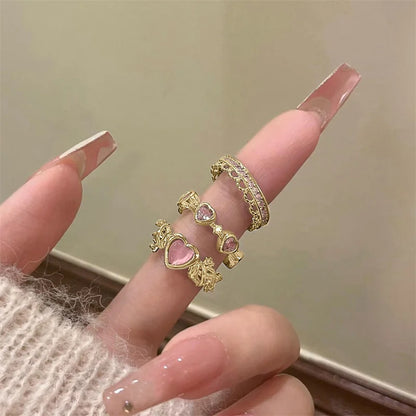 women rings, heart rings, finger rings, love rings, open rings, finger rings for women, rings gothic, geometric rings, zircon rings, love heart rings, heart rings for women, gothic rings for women