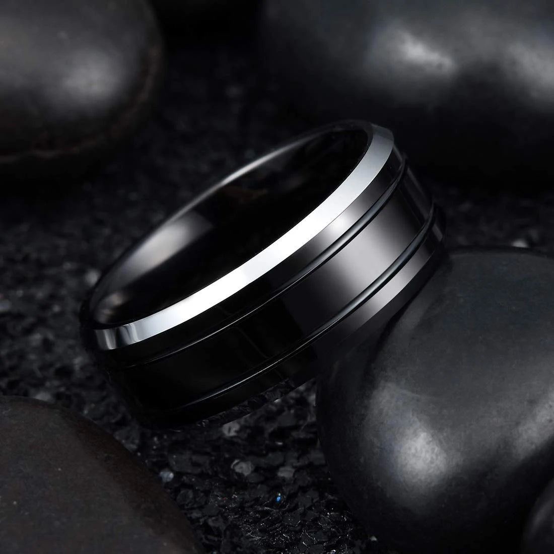 wedding band, band rings, wedding band rings, stainless steel rings, stainless steel wedding band, unisex rings, stainless steel wedding rings, mens band rings, matte wedding band