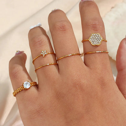 rings gold, rings women, gold plated rings, minimalist rings, gold plated rings for women, minimalist gold rings, gold bands for women, zircon rings, ring bands