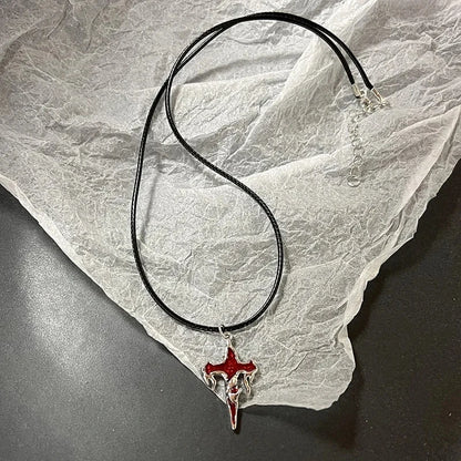rope necklace, star pendant, necklace pendant, star pendant necklace, leather rope, leather necklace, leather rope necklace, star necklace, necklace jewelry, rope chain necklace
