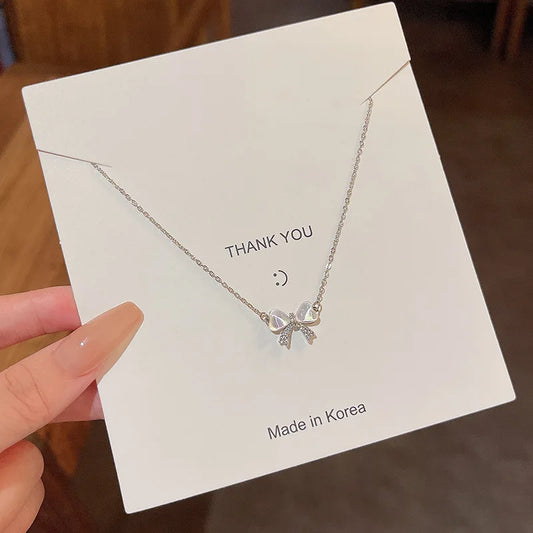 necklace women, bow necklace, bow jewelry, necklace opal, women's necklace jewelry, women's opal jewelry, opal pendants