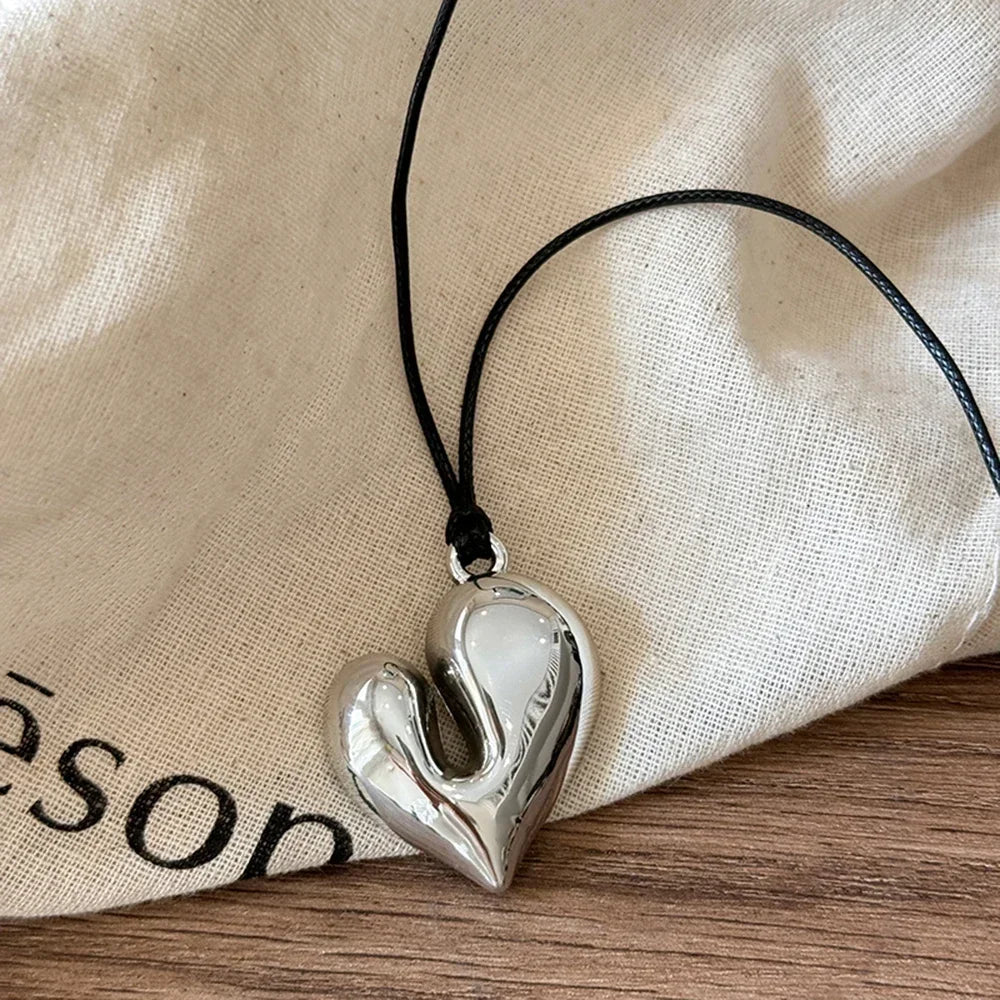 heart pendant, pendant necklace, heart pendant necklace, heart necklace, pendant chain, big heart necklace, big pendant necklace, goth necklace, heart chain necklace, big heart pendant, big heart pendant necklace