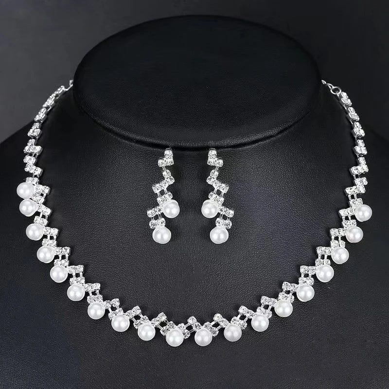 rhinestone necklace, necklace women, earrings women, jewelry set for women, rhinestone jewelry, necklace and earrings set, necklace set for women, earrings necklace set, chain earrings