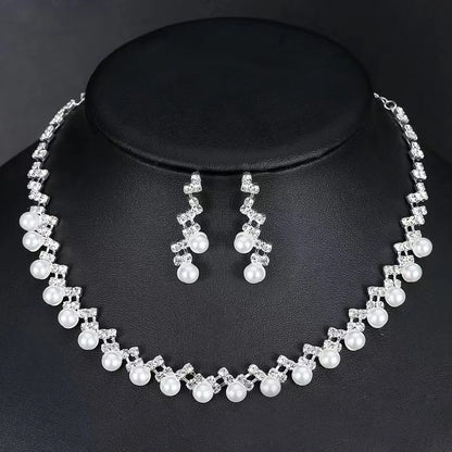 rhinestone necklace, necklace women, earrings women, jewelry set for women, rhinestone jewelry, necklace and earrings set, necklace set for women, earrings necklace set, chain earrings
