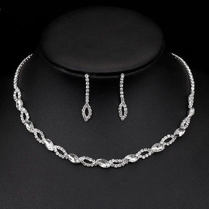 rhinestone necklace, necklace women, earrings women, jewelry set for women, rhinestone jewelry, necklace and earrings set, necklace set for women, earrings necklace set, chain earrings