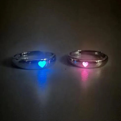 couple rings, heart rings, matching rings, couple bands, lovers rings, glowing ring, couple rings silver, ring bands, mens rings