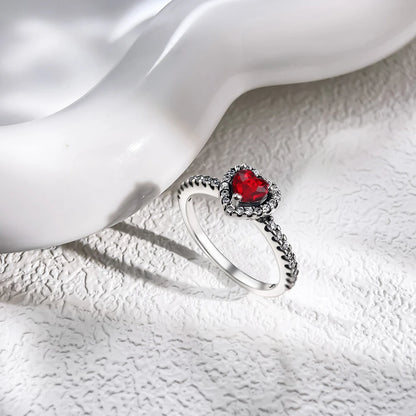 ring women, bracelet women, bracelet charm, red bracelet, bracelet ring, charm ring, heart bracelet, red heart ring, 925 silver ring, sterling ring, 925 ring, red ring