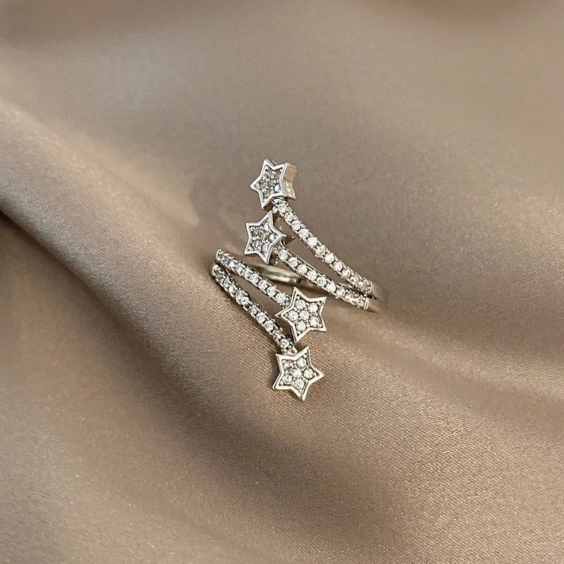 ring women, round ring, geometric ring, zircon ring, wedding ring, butterfly ring, open ring, double butterfly ring, zircon ring, double ring, women's butterfly ring