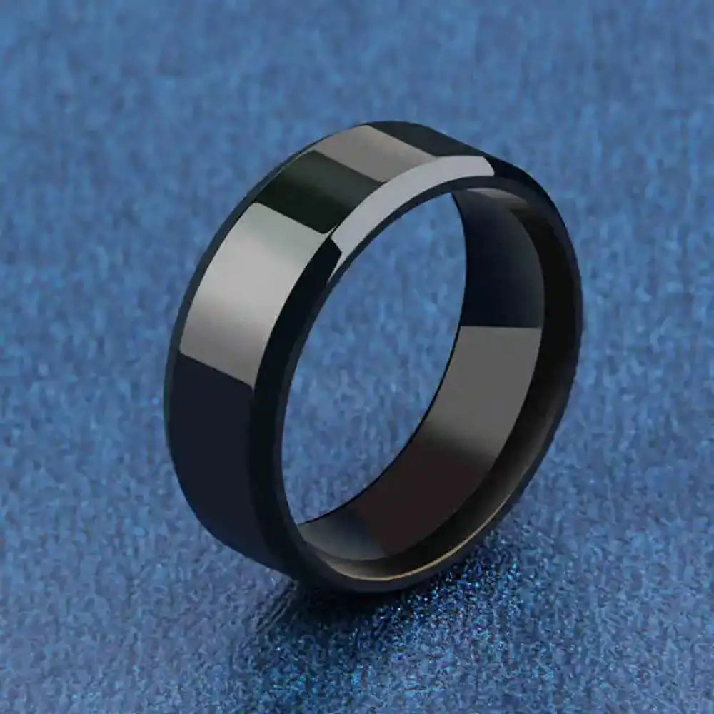 stainless steel rings, unisex rings, ,black rings, steel rings, stainless rings, metal rings, black stainless steel ring, matte black ring, mens rings
