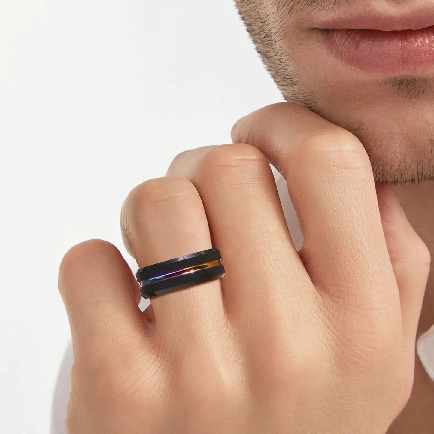 wedding band, band rings, wedding band rings, stainless steel rings, stainless steel wedding band, unisex rings, stainless steel wedding rings, mens band rings, matte wedding band