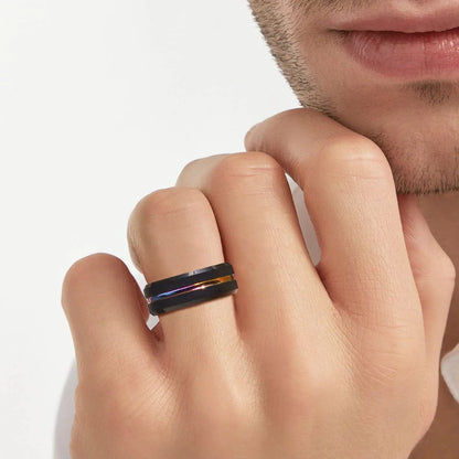 wedding band, band rings, wedding band rings, stainless steel rings, stainless steel wedding band, unisex rings, stainless steel wedding rings, mens band rings, matte wedding band