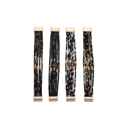 leather wrap bracelet, wrap bracelet, bracelet charm, leather bracelet, metal bracelet, leather wrap, charm jewelry, leopard bracelet, pandora bracelet, leather charm bracelet, leather bangle, tube bracelet, leather for bracelets, multi layer bracelet