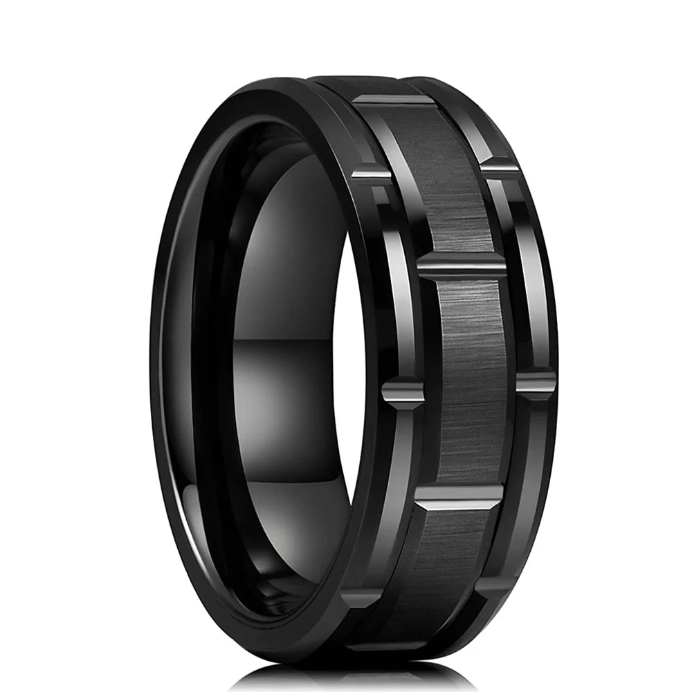 wedding band, band rings, wedding band rings, stainless steel rings, stainless steel wedding band, unisex rings, stainless steel wedding rings, mens band rings, matte wedding band