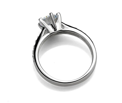 women's ring, diamond women's rings, sterling silver ring, silver womens ring, claw ring, imitation diamond rings, 925 silver ring, rings silver, sterling ring, 925 ring. ring diamond, silver ring with diamond, diamond claw ring