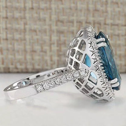womens rings, rings silver, silver womens rings, blue rings, cz rings, gemstone rings, stone rings, gem stone rings, gemstone rings for women, silver bands, blue ring, blue stone rings