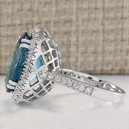 womens rings, rings silver, silver womens rings, blue rings, cz rings, gemstone rings, stone rings, gem stone rings, gemstone rings for women, silver bands, blue ring, blue stone rings