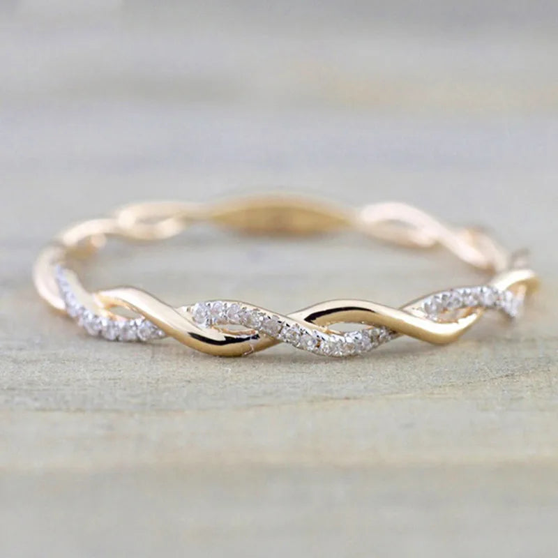 zircon ring, twist ring, cubic zirconia ring, ring twist, minimalist ring, cubic ring, wedding ring, ring minimalist, open ring, ring setting, ring bands
