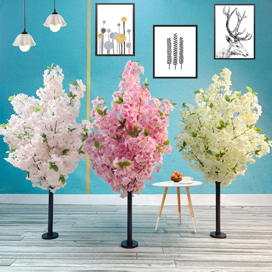Arbre à souhaits en fleurs de cerisier – Décoration réaliste pour la maison et les événements.