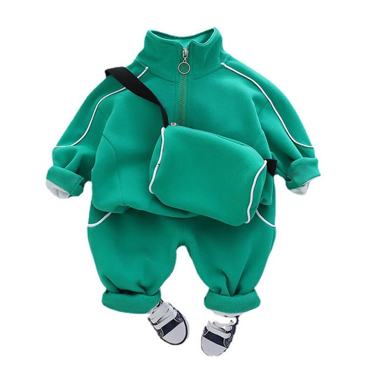 Vêtements de sport pour enfants d'automne : tenue pour bébé 2 pièces