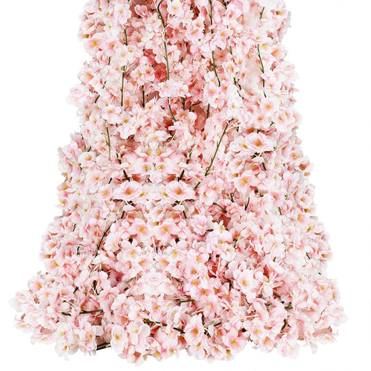 Guirlande Sakura en fleurs de cerisier en soie – Décoration de maison et de fête